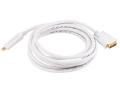 6ft 32AWG Mini Display Port to VGA Cable - White. 