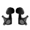 Diecast Guitar String Tuning Pegs Tuning Keys Machine Heads Tuners 1L 1R Black. 