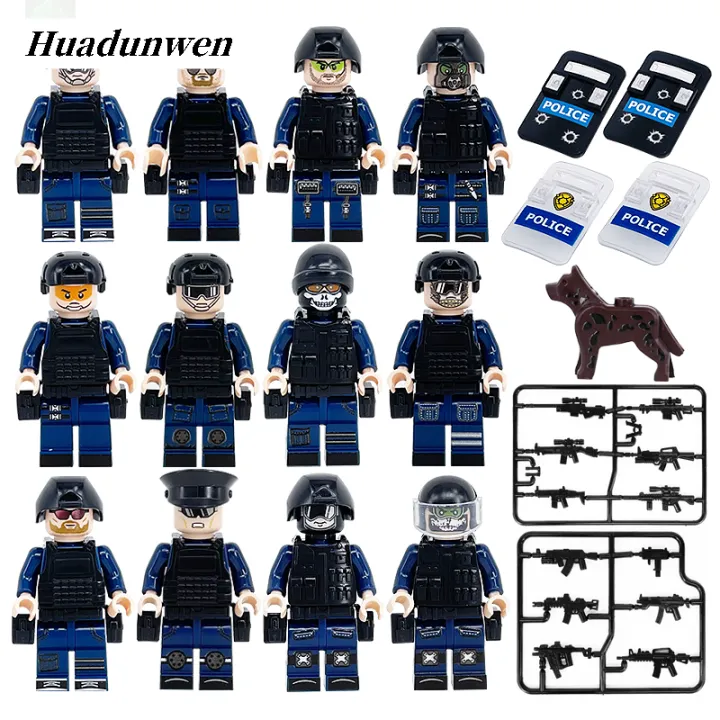 HaohuishopLuxury%20Gift%20Toys%20Army%20Lego%20Education%20Building%20Blocks%20Soldier%20Fifty%20percent%20discount%20Pieces%2016%20Pack%20Mini%20Figures%20SWAT%20Series%20Kids%20Toys%20-%20Image%207