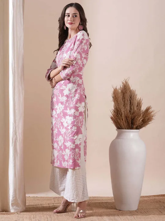 Fabdale%20Maroon%20Floral%20Print%20Viscose%20Rayon%20Straight%20Kurta%20%7C%20Casual%20Ethnic%20Wear%20(PRSC-015)%20-%20Image%206