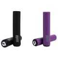 JINMY ODI 2 Pair Bicycle Grip Silicone Handlebar Grips Shock-Absorbing Soft Mountain Bicycle Grip Bike,Purple & Black. 