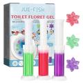 Flower Shaped Toilet Cleaner Gel Deodorant Air Freshener Aromatic Needle Detergent. 