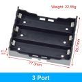 Hot Sell 1X 2X 3X 4X 18650 Battery Holder Storage Box Case 1 2 3 4 Slot Battery Container With Wire Lead For Arduino DIY KIT. 