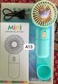 Mini Hand Charging Fan With Stand Base. 