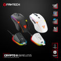 Fantech Crypto II WG7V2RD Wireless Gaming Mouse | RGB | Rechargeable. 
