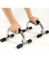 Stainless Steel Push Up Bars Pair Handles Stands Home Gym Pushup Stand Fitness Exercise Workout Training. 