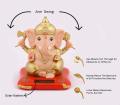 Beautiful Solar Lord Ganesh ji Moving Hands Showpiece Ganpati Bappa Statue for Decorative Home, Office,Gift, Idol for Car Dashboard,Gifting.. 