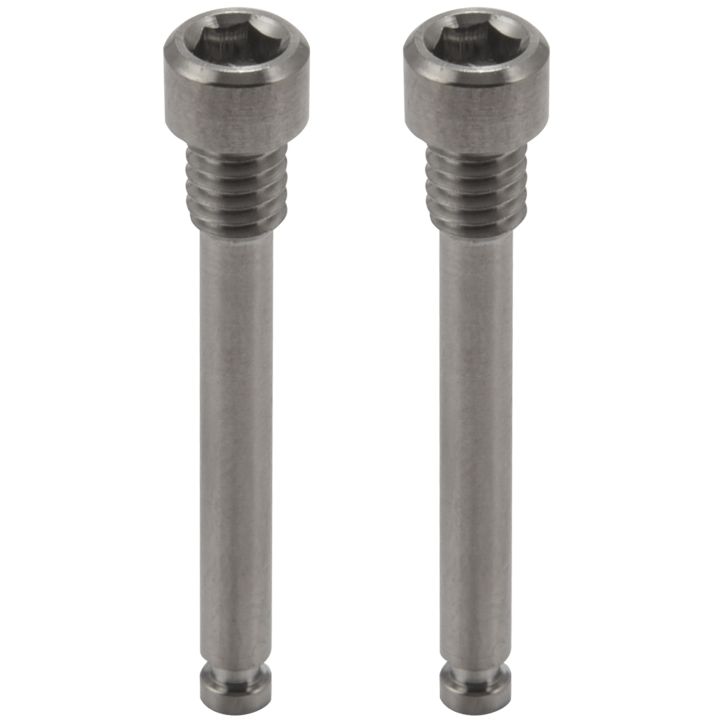 Titanium Bolts for Bicycle Disc Brake Pad Threaded Pin Inserts Screw for XT R XT Hydraulic Disk Caliper-Titanium