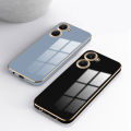 Vantime Case for vivo Y18 / Y18s / Y28s 4G 5GSoft Electroplated Glossy Back Ultra Thin Back Cover. 