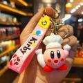 New Cartoon Waddle Dee Doo Game Sweet Pink Kirby Anime Pendant Kabi Keychain Children Birthday Gifts Women Car Bag Key Chain Girls. 