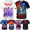 3D printed male fantasy horror movie weird new fashion hot selg kochi story tv women's casual crew neck t-shirt. 