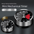 No Batteries Required Mechanical Kitchen Timer Magnetic Stand Stainless Steel Countdown Clock Loud Alarm Manual Operation Chef Cooking Timer Baking. 