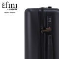 efini by NUELITE Parma 28-inch Spinner | 8 wheel Luggage | Antitheft zipper | TSA Lock | Transparent TPU wheels | Polycarbonate PC Hard shell | Check-in Suitcase | Large Size | Premium Leather Handles and trims. 