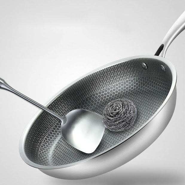 Honeycomb%20Structure%20Hex%20Design%20Non-stick%20%20Fry%20Pan%2024%20cm%20Stainless%20Steel%20-%20Image%205