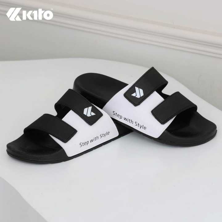 Kito Move Two Tone Slides For Men- Kito Ah81M Black | Multisize ...