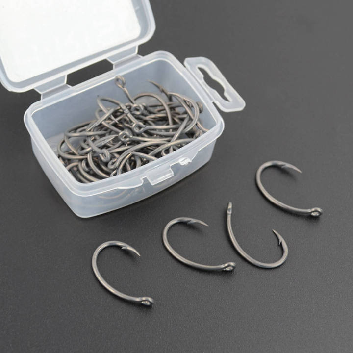 NAMUNY%20200Pcs%20Coating%20High%20Carbon%20Stainless%20Steel%20Barbed%20Hooks%20Carp%20Fishing%20Hooks%20Pack%20with%208011,%20100%20Pcs%204%20&%20100Pcs%206%20-%20Image%203