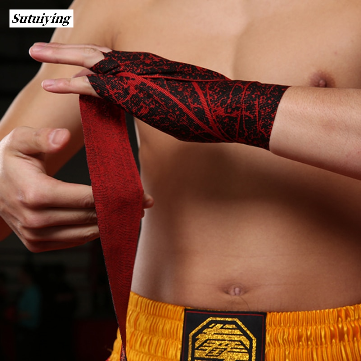 Sutuiying%201%20Pair%20Professional%20Boxing%20Handguard%20Bandage%20Woolen%20High%20Elastic%20Sanda%20Taekwondo%20Hand%20Bandage%20-%20Image%204