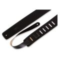 Levy's Leathers DM1-BLK 2.5" Genuine Leather Guitar Strap - Black. 