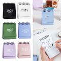 Mini Calendars 2024.7-2025.12 Table Desk Calendar Cute Protable 2025 Desk Calendar Simple Time Manegement Schedule. 