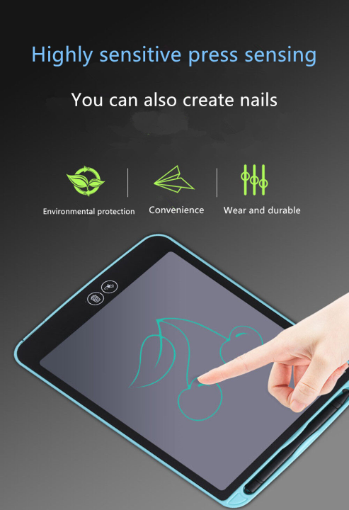 12%20Inch%20Led%20Drawing%20Writing%20Pad%20With%20Lock%20Screen%20Key,%20Lcd%20Children's%20Drawing%20Board%20For%20Kids%20Notebook%20Pad%20Educational%20Toys%20-%20Image%207