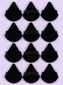 MAANGE 12 Pcs Reusable Velvet Powder Puff. 