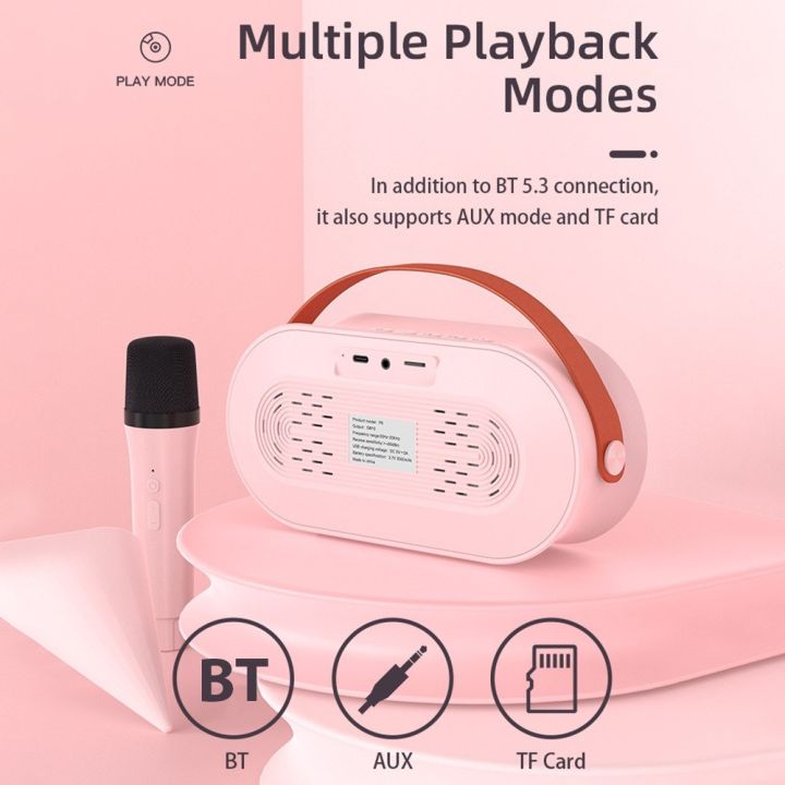 Mini%20karaoke%20machine%20with%202%20wireless%20microphones%20and%20portable%20BT%20peakers%20-%20Image%204