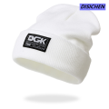 DISICHEN 【Best Price Guaranteed】 New Ski Hat Autumn and Winter Pullover Knitted Hat DGK Letter Wool Hat Unisex Beanie Hat for Men and Women. 
