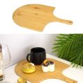 Premium Smooth Long Handle Pizza Peel Nonstick Bamboo Wood Bamboo Pizza Cutting Board Easy Storage Durable Serving Board Baking Tool. 