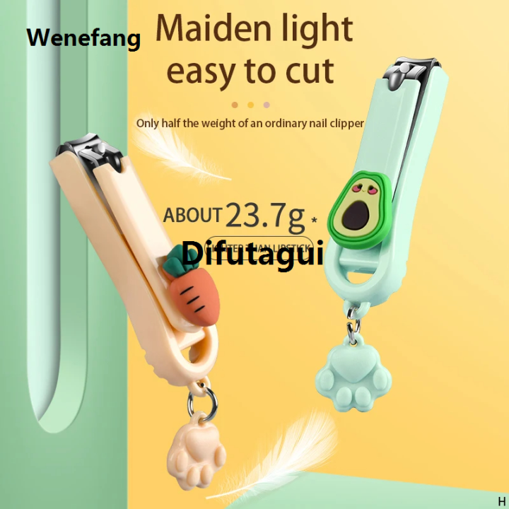 Difutagui%20Mini%20cute%20nail%20clippers%20Nail%20clippers%20Children's%20household%20Luxury%20pliers%20single%20pack%20cartoon%20creative%20folding%20nail%20scissors%20-%20Image%205
