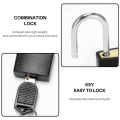 NAMUNY 8 Pack Locks Small Padlock with Key Luggage Gym Locker Lock Mini Colorful Padlock for Outdoor School Home B. 
