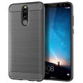 lthmy for Huawei Nova 2i Case Carbon Fiber TPU Soft Silicone Back Cover Armor Phone Case Casing. 