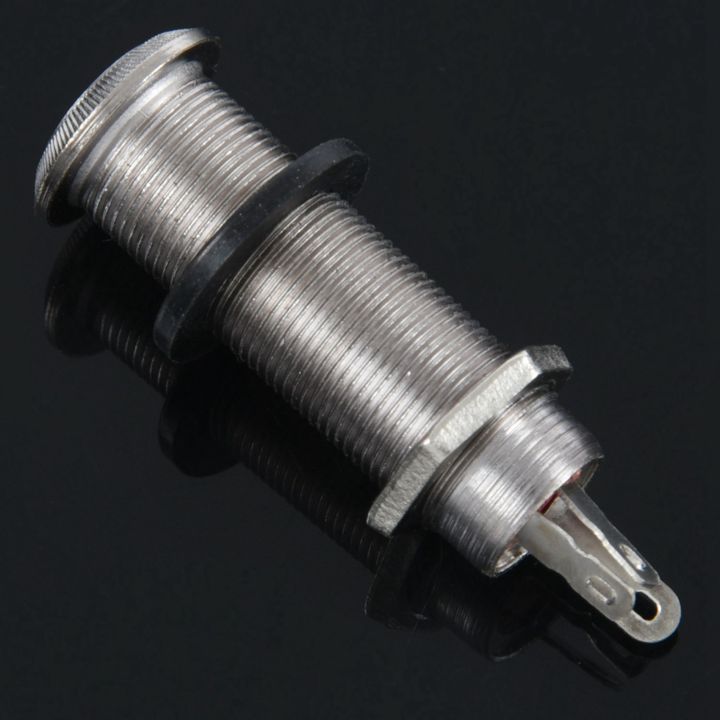 fasdaga%202X%20Electric%20Guitar%20Jack%20Chrome%20Threaded%20Cylinder%20Output%20Input%20Jack%20Plug%20Sockets%201/4%20Inch%20for%20Electric%20Guitar%20-%20Image%206