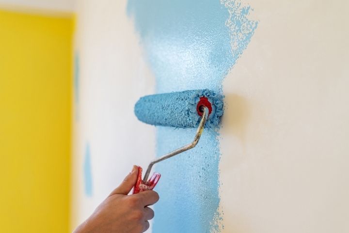 Painting Roller Brush 7 inch | Easy Grip Handle Smooth Application Paint Roller Brush - 7 Inch | Easy To Use Paint Roller Brush