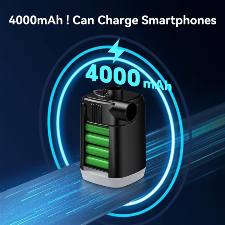 JAERBEE%20Portable%20Mini%20Air%20Pump%20for%20Inflatables:Build%20in%204000MAh%20Battery%20Rechargeable,%202%20Inflation%20Mode%20Stronger/Normal%20-%20Image%203