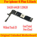 For iphone 6 Plus Motherboard With/no Touch ID, Unlocked full chips Logic boards good tested,with iOS system free icloud. 