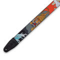 Levy's Leathers MPD2-124 Polyester Guitar Strap - Japanese Traditional Tiger Pattern. 