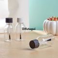 Difutagui Withoutyou Crafts jar fillable bottle nail polish 30ml/20ml/15ml/5ml10ml/plastic touch-up New style Profesional paint re-leak proof storage liquid jar DIY container with brush lid. 