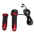 1 Pair Durable 12V-99V Throttle Accelerator Grip with Button Three Speed Twist Throttle Grip 5 Colors Handlebar Grips Electric Scooters. 
