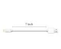 Power Bank Cable Short 8-pin to USB Sync and Charging Cable for iPh. 