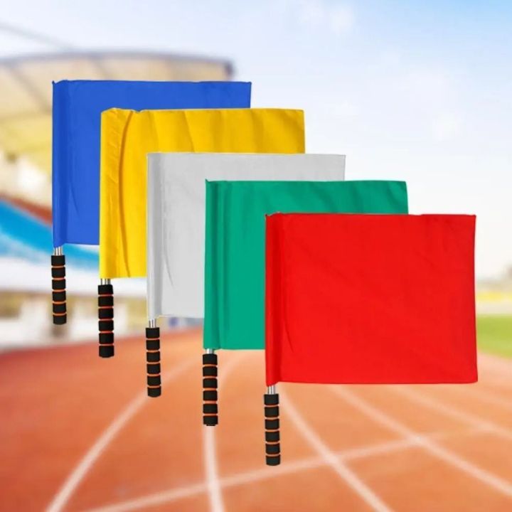High Quality Professional Referee Flag with Sponges Handle Waterproof ...