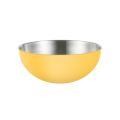 Stainless Steel Salad Mixing Bowl Kitchen Gadgets Large Capacity  Vegetable Storage Bowls Yellow/white with Scale Egg Beating Bowl Ramen. 