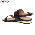 Geox Black Formosa C Pure Flat Sandals For Women. 