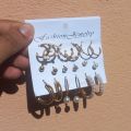 Trendy Viral 9 Pair Fashion Earrings Set For Women. 