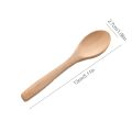 6 Pcs Natural Biodegradable Bamboo Wooden Spoon Eco Friendly Mini Tea Coffee Sugar Spoon. 