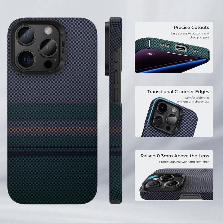 BENKS%2016%20Pro%20Max%20Case%20Aurora%20Armor%20Air%20Case%20built%20with%20Dupont%20Kevlar%C2%AE%20600D%20Aramid%20Ultra%20Slim%20&%20Lightweight%20Case%20for%20iPhone%2016%20Pro%20Max%20-%20Image%206