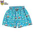 ONE HORN - Cartoon Printed Boxer Shorts for Men | 60*60 Thread Count | 100% Premium Cambric Cotton | Without Pocket. 