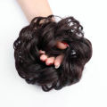 Real Fake Hair Ring Rubber Band Hair Bun Hair Pull Flower Small Ball Flower Bud Fluffy Curly Big Hair Ring. 