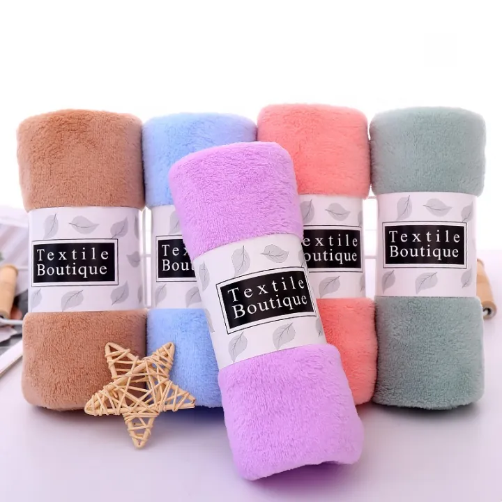 5Pieces%20Set%20Coral%20Velvet%20Super%20Soft%20Face%20Hand%20Towel%20(35cmx75cm)%20%7C%20Super%20Absorbent%20Soft%20Face/Hand%20Towel%20-%20Set%20Of%205%20-%20Image%203