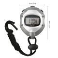 Waterproof Stopwatch Digital Handheld Lcd Timer Chronograph Sports Counter. 