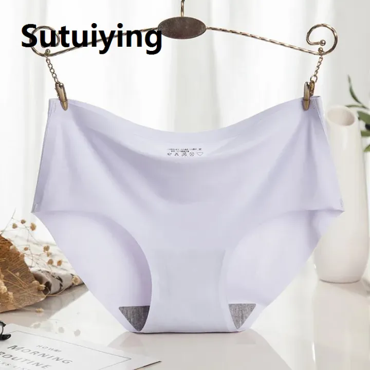 Sutuiying%201PC%20Women's%20Panties%20Ice%20Silk%20Underwear%20Seamless%20Lingerie%20For%20Women%20Mid%20Rise%20Female%20Lingerie%20Briefs%20Traceless%20Underpants%20-%20Image%208